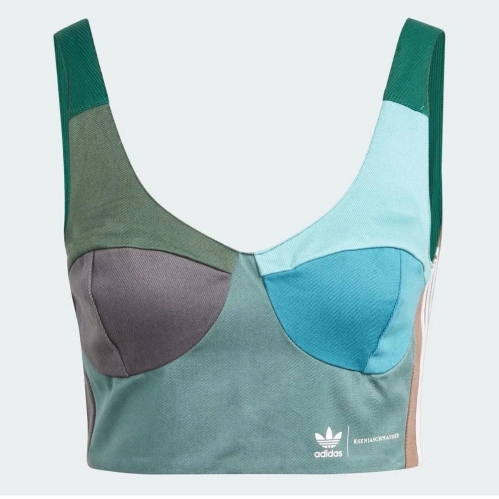 Adidas x Kseniaschnaider Reprocessed Colorblock Bra Top